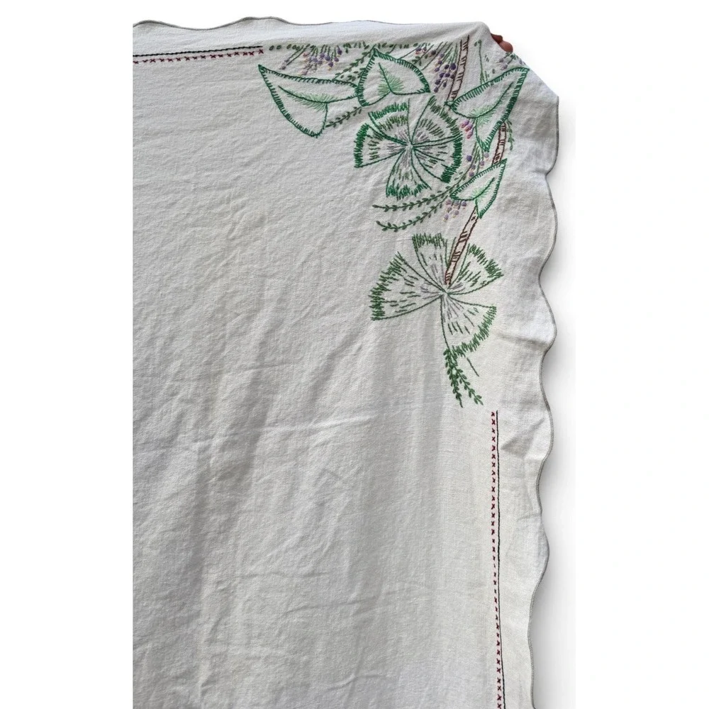 Handmade vintage embroidered